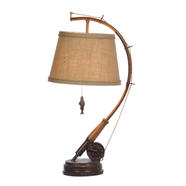 Fishing Creel Accent Lamp