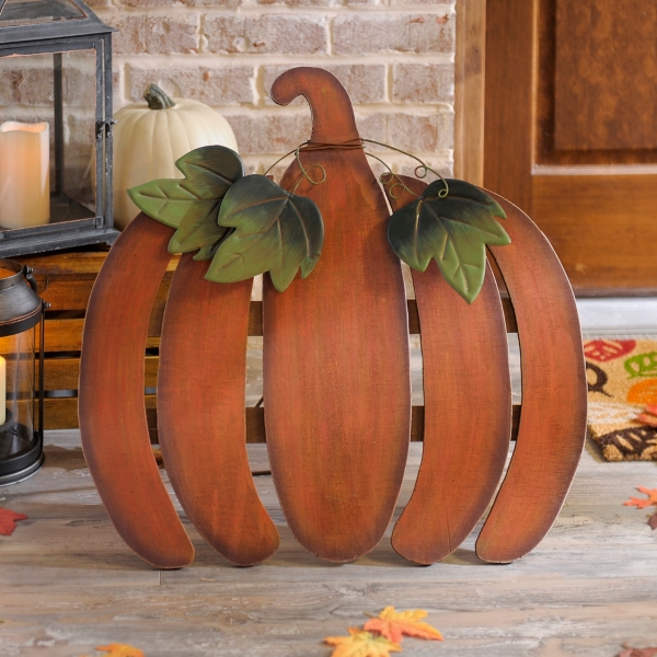 Rustic Wooden Pumpkin Easel, 25 in. Kirklands Home