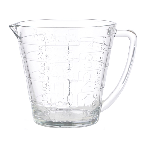  Etched Glass Measuring Cup