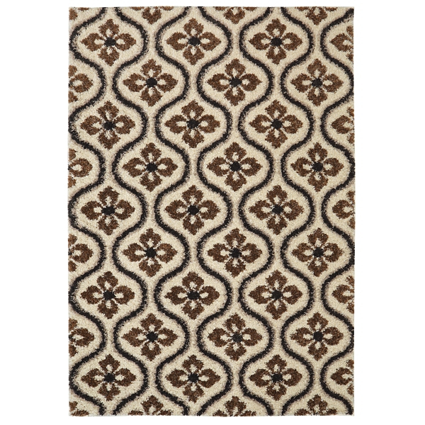 Augustine Tile Shag Area Rug, 8x10 Kirklands Home