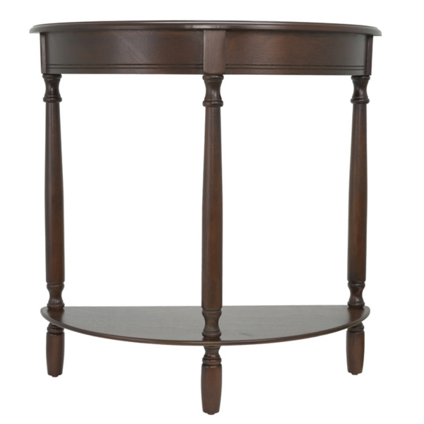 Walnut Half Moon Console Table Kirklands Home