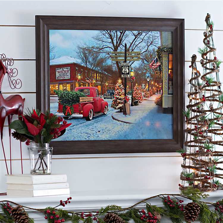 Route 66 Christmas Framed Art Print Kirklands