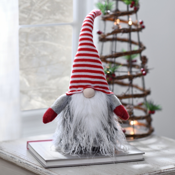 Download Striped Christmas Gnome Plush Kirklands