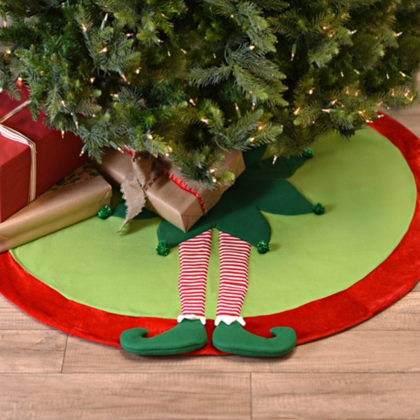 Standing Elf Leg Tree Skirt Kirklands