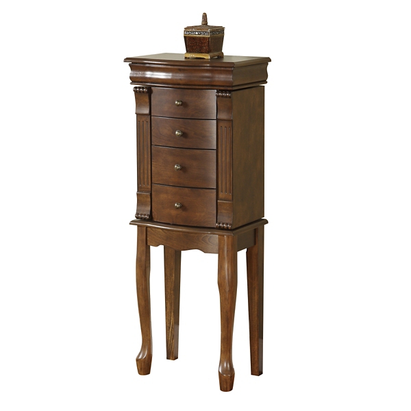Walnut Louis Philippe Jewelry Armoire Kirklands Home