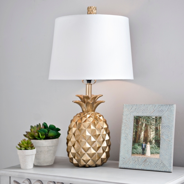 pineapple bedside lamp