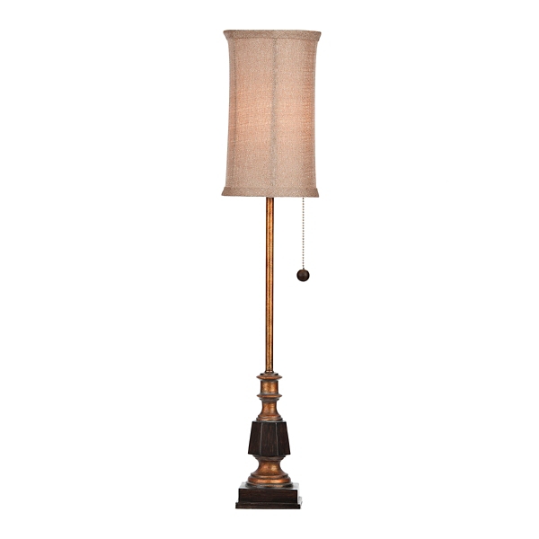 Double Espresso Candlestick Buffet Lamp Kirklands Home