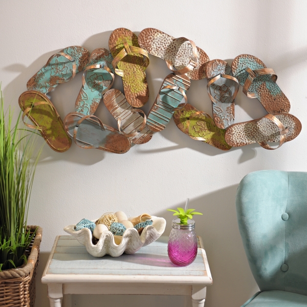 flip flop wall plaque