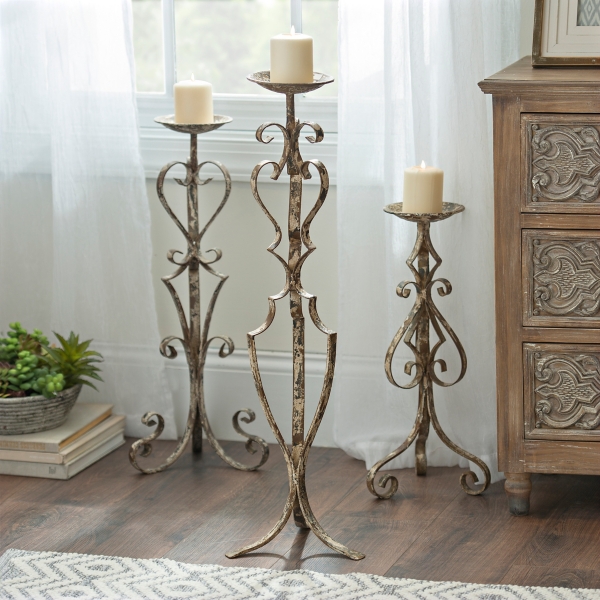 floor candle sconces