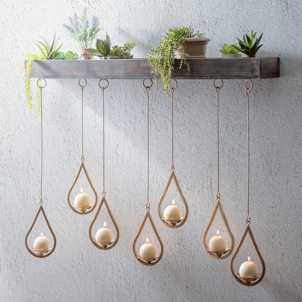 hanging candle holders