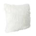 Bright White Keller Faux Fur Pillow, 20 in.