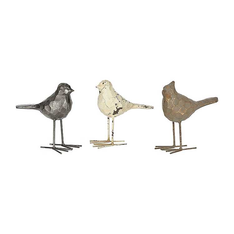 Black Park Designs Iron Song Bird Figurine 