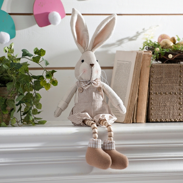 Boy Bunny Plush Shelf Sitter | Kirklands Home