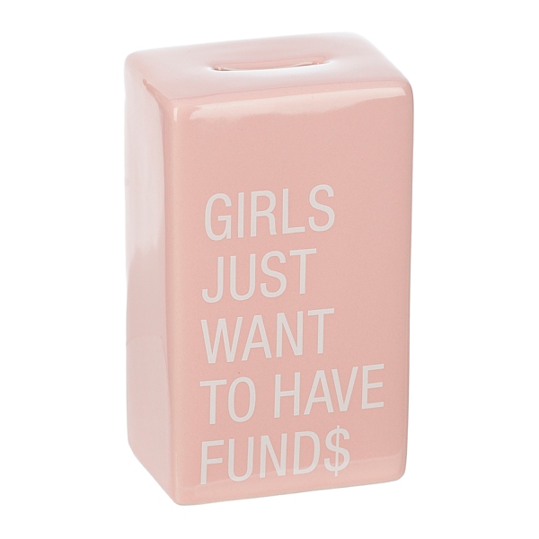 girls just wanna have funds piggy bank