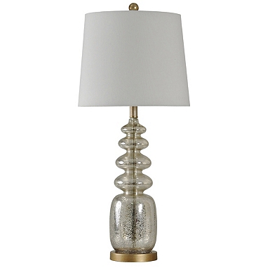 Gold Glass Traditional Table Lamp