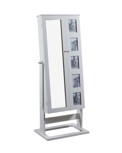 White Cheval Photo Armoire Mirror Kirklands Home