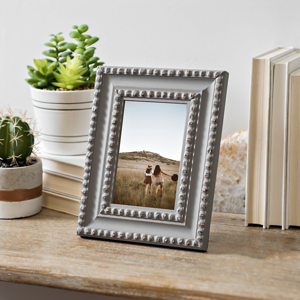 4x6 Gray Bead Wood Frame – Tonya's Treasures Inc.