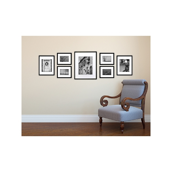 Black 7pc. Gallery Wall Picture Frame Set Kirklands Home