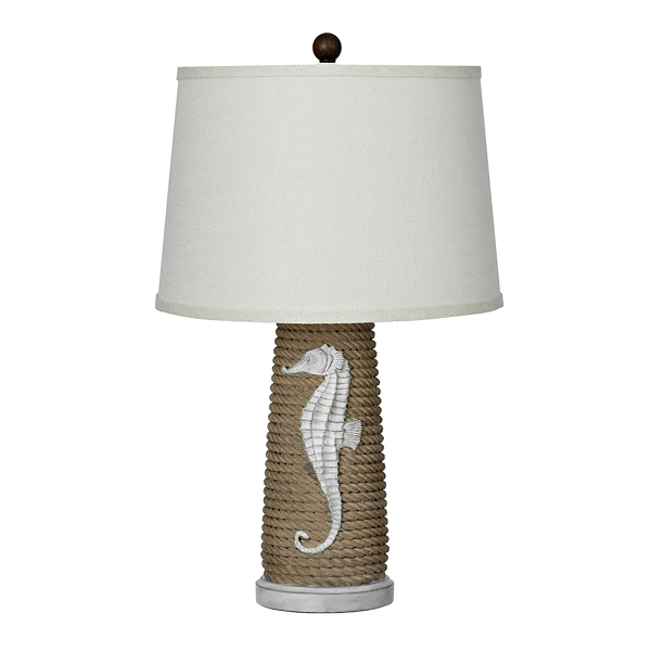 Nautical Seahorse and Rope Table Lamp | Kirklands Home