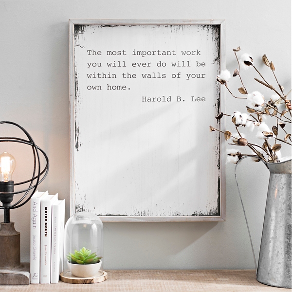 The Most Important Work Wood Wall Plaque | Kirklands Home