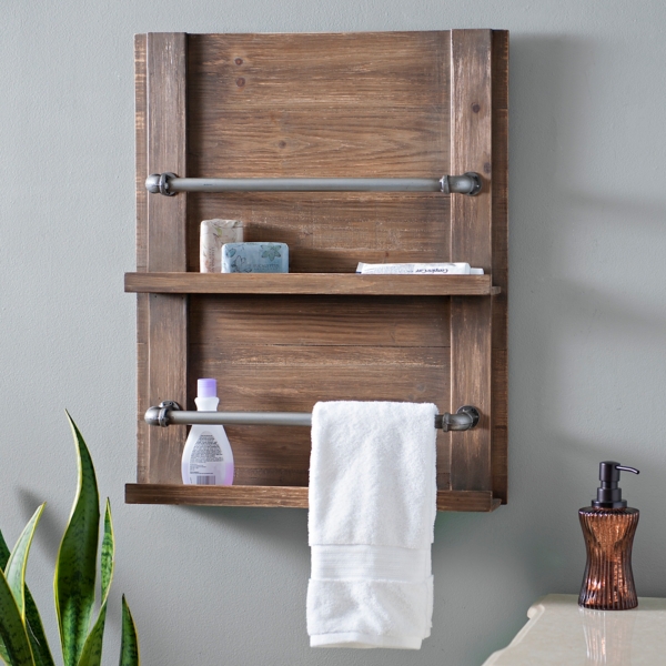 Barnwood Towel Rack Kirklands Home