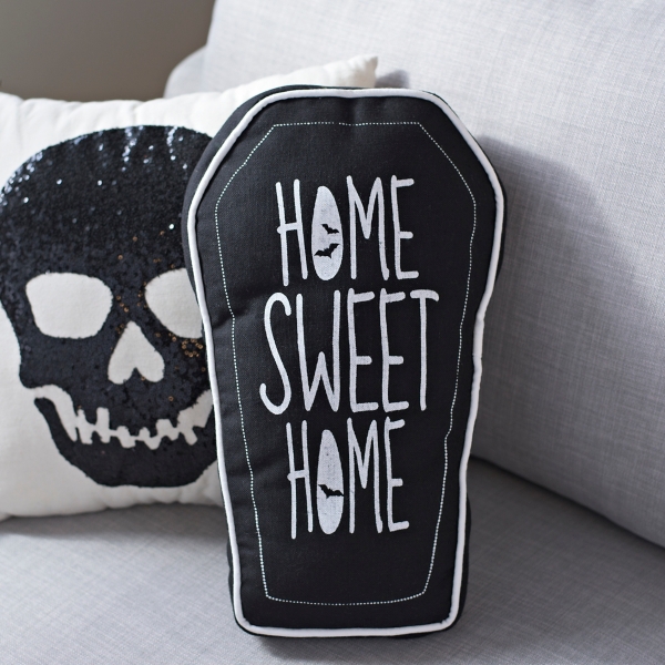 Home Sweet Home Coffin Pillow | Kirklands