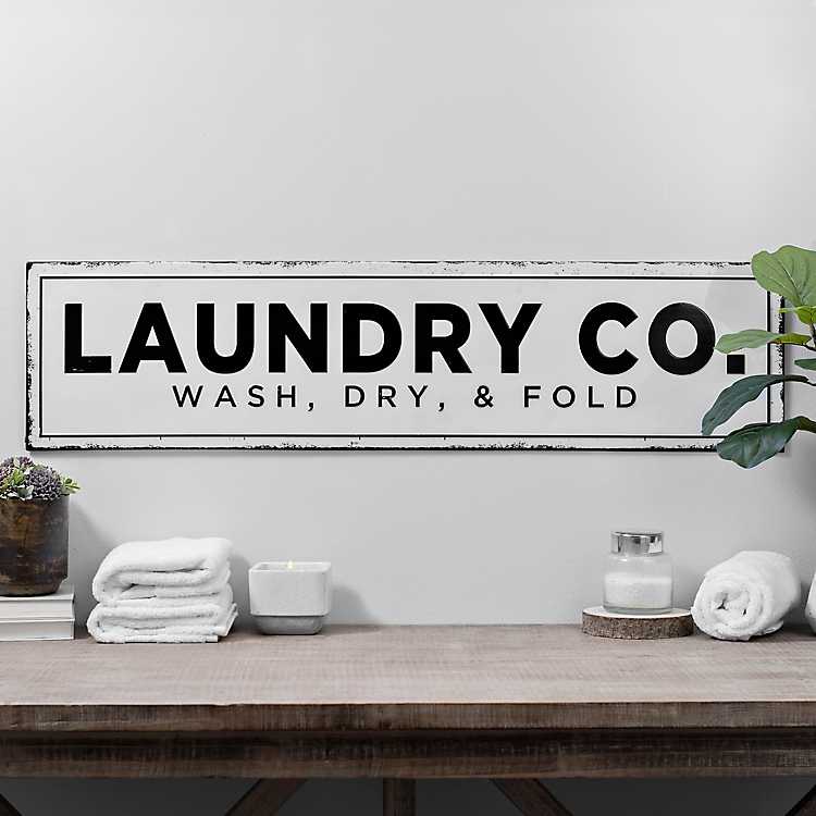 Sign For Washroom Laundry Room Wall Sign Farmhouse Laundry Sign Rustic Laundry Wall Art Laundry Co Sign Wash Dry And Fold Sign