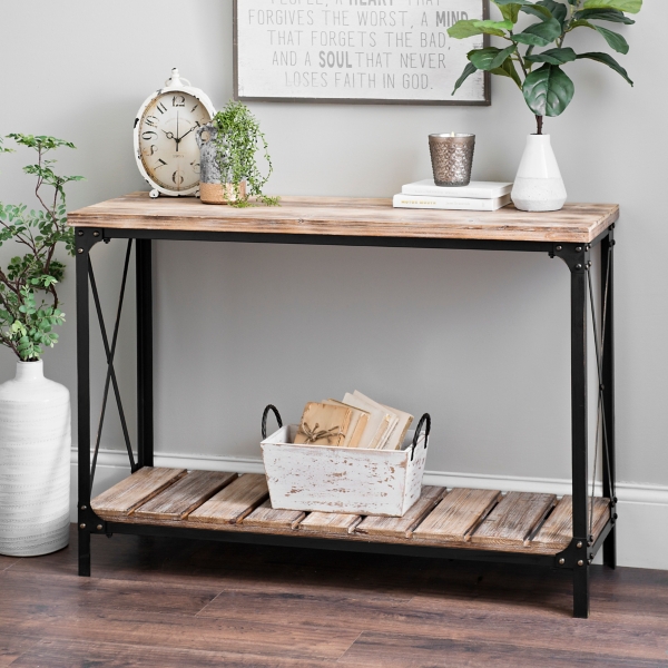 Heather Wood Pallet Console Table | Kirklands