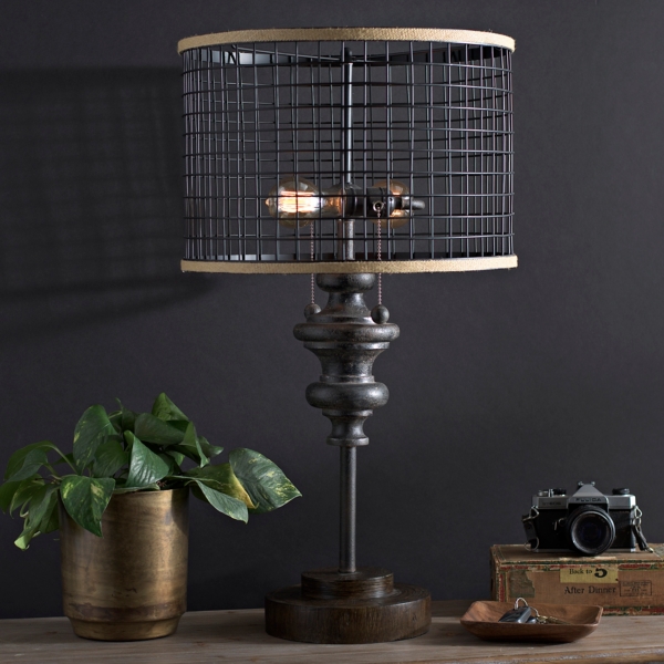 double light table lamp