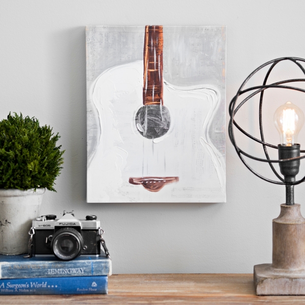 Guitar Canvas Art Print | Kirklands Home