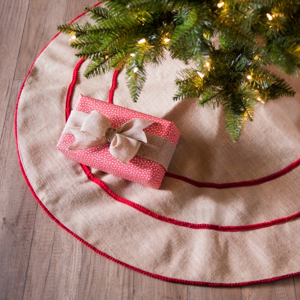 Jute Pom Bordered Tree Skirt Kirklands Home