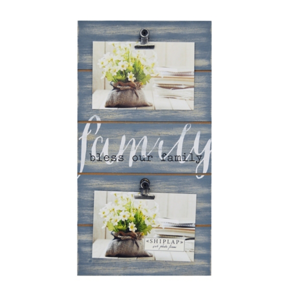 Bless Our Family Collage Clip Frame Kirklands Home