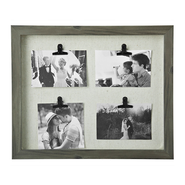 Washed Gray 4Clip Collage Frame Kirklands Home