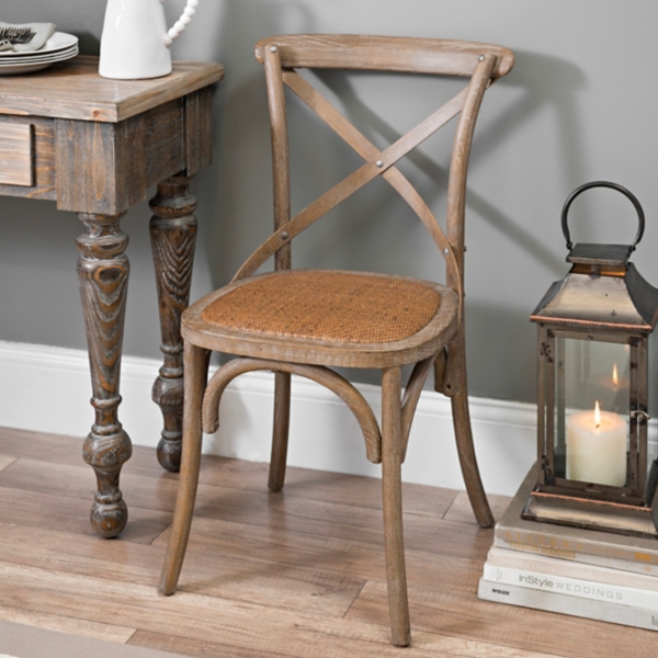 Weathered x best sale back dining chair