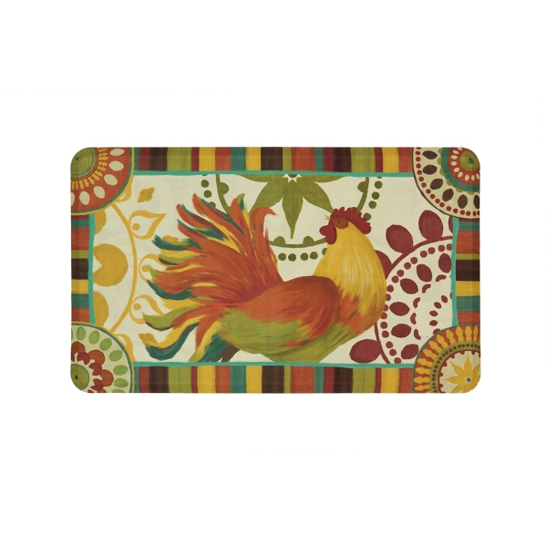 Painted Spice Rooster Kitchen Mat Kirklands Home