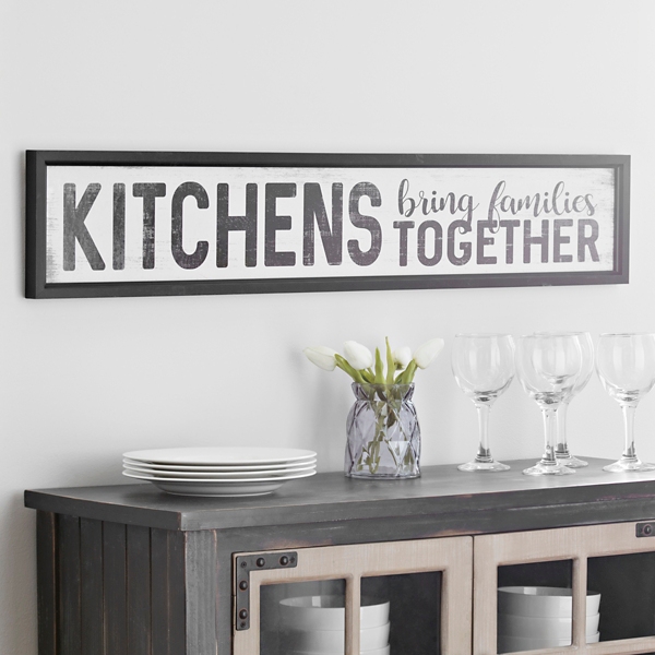 Kitchen deals framed art