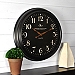 Belmont Black Wall Clock