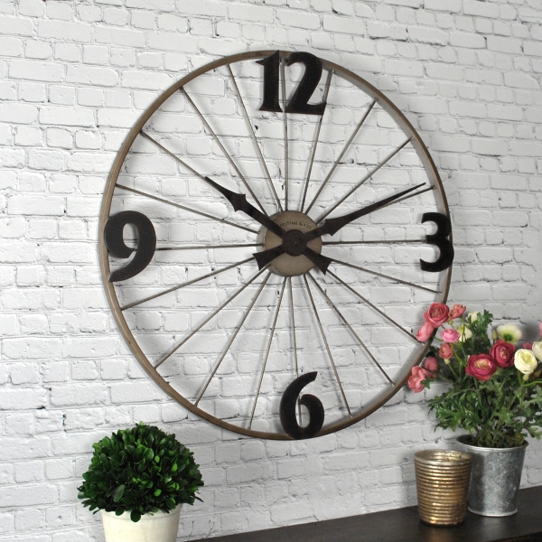 bike wheel clock