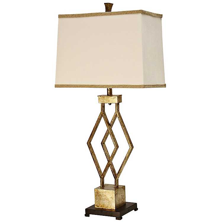 Vintage Gold Metal Table Lamp Kirklands, Retro Metal Table Lamps
