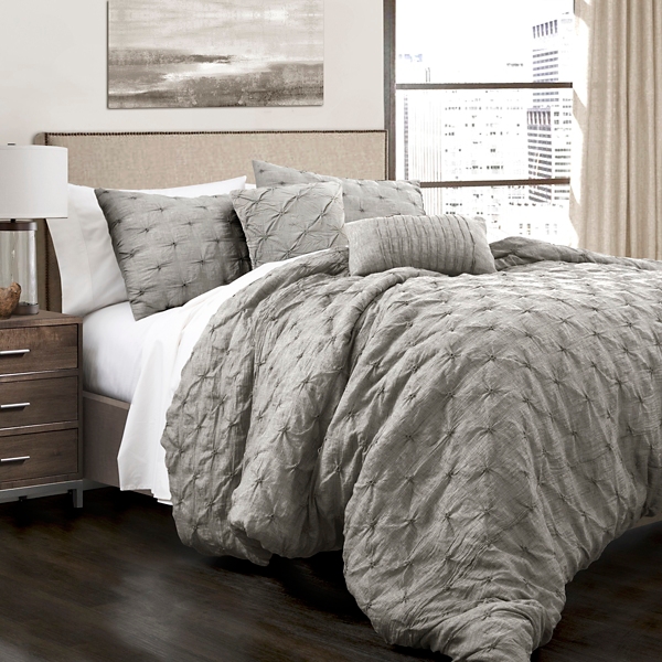 gray comforter set twin