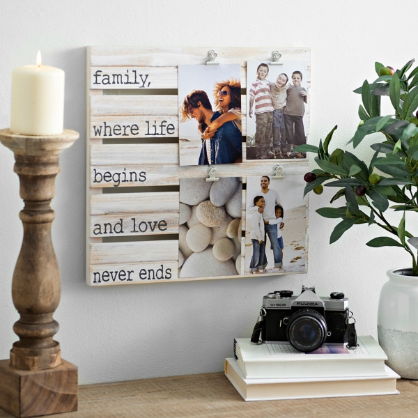 Family Wood Pallet Clip Collage Frame Kirklands Home