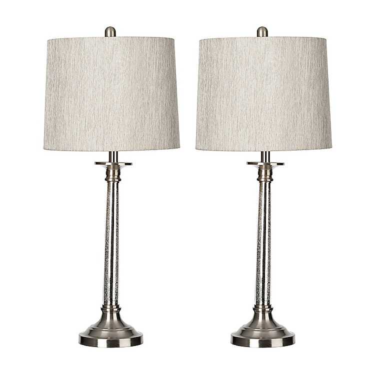 Northbay Mercury Glass Table Lamps Set, Mercury Glass Table Lamps Set Of 2