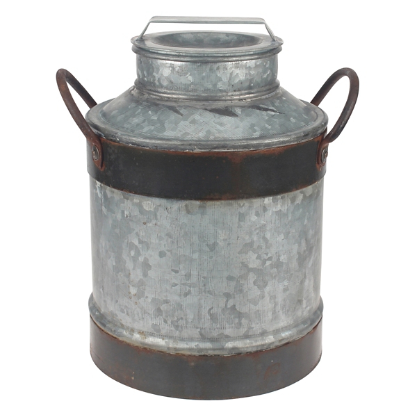 Rustic Galvanized Milk Jug | Kirklands Home