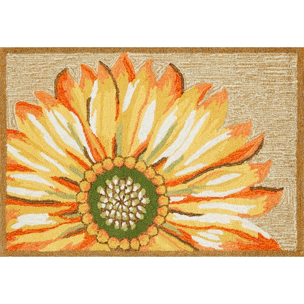 Zoeeya Sunflower Door Mats Sunflower Welcome Mat Outdoor Rug Sunflower Door  Mats Outside Spring Summer Door Mat Sunshine Decorative 30x17 