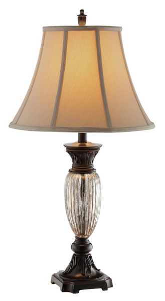 bronze and glass table lamps