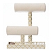 Ivory Scallop 2-Tier Jewelry Stand