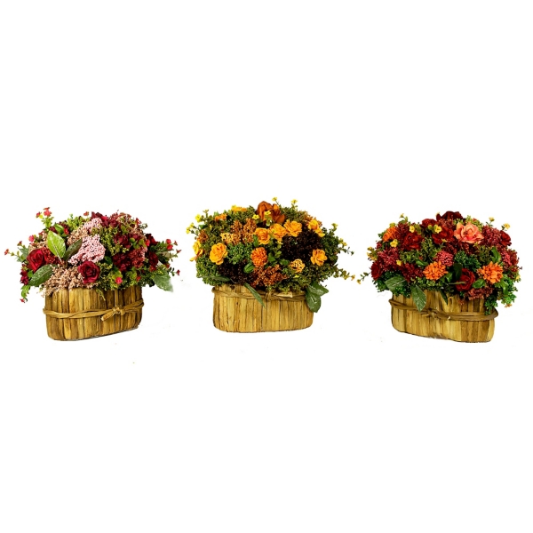 Blooming Garden Floral Arrangements, Set of 3 Kirklands Home
