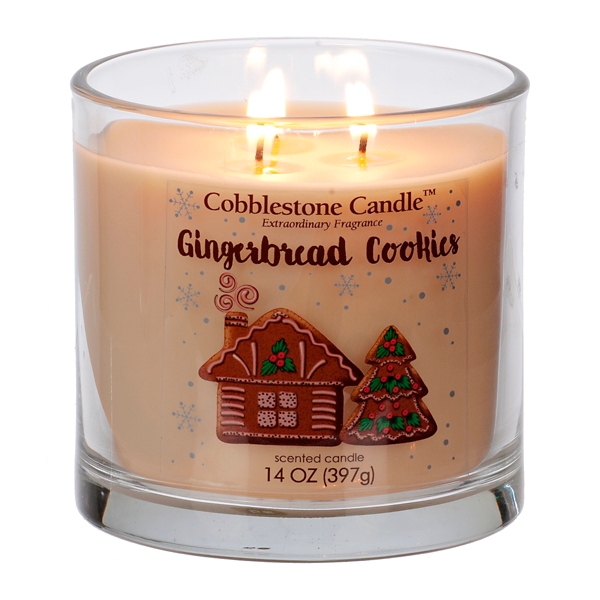 gingerbread cookie candle