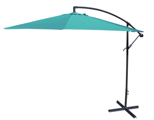 Aruba Blue Offset 10 Ft Outdoor Umbrella Kirklands