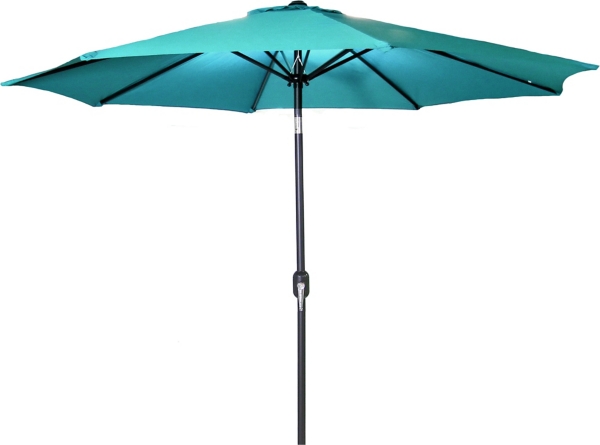 Aruba Blue 9 Ft Steel Outdoor Umbrella Kirklands